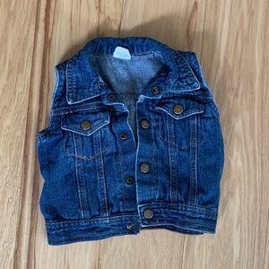 Jean vest size 12 months